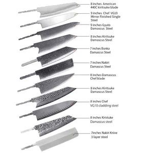 Amber Knife High Quality Kitchen Tools Blade Japanese Damascus Steel Very Good Price Global Shipping 6 best sales damascus knife original - №3