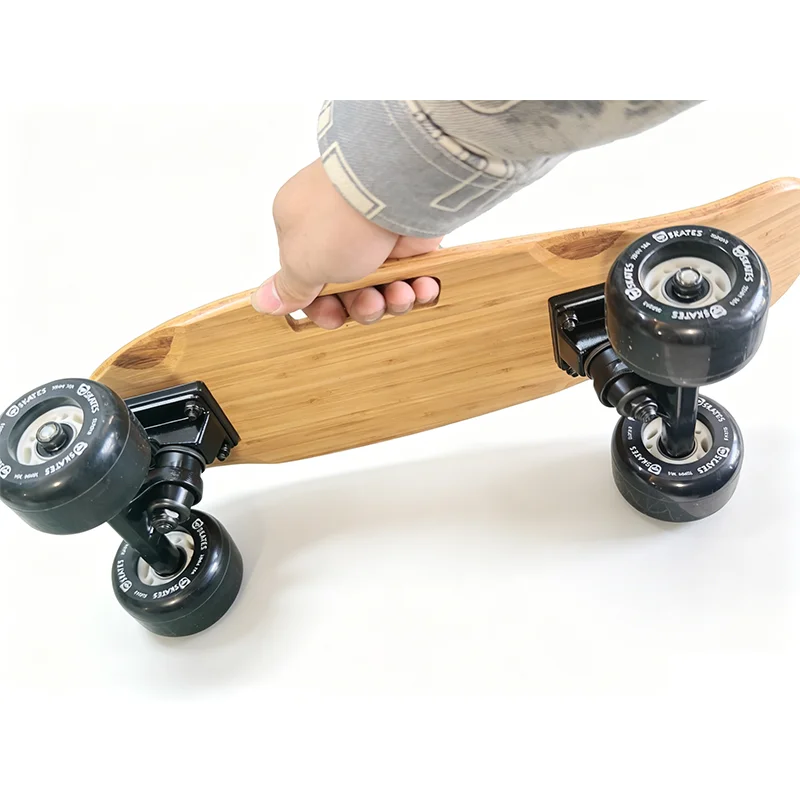 17-mini-skateboard-cruiser-for-kids-teens-single-kick-small-fish-board-with-handle-4-wheels-penny-board-45x15cm