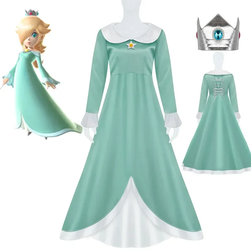 

Galaxy Rogetta Cosplay Princess Dress Rosalina Anime Costume 009