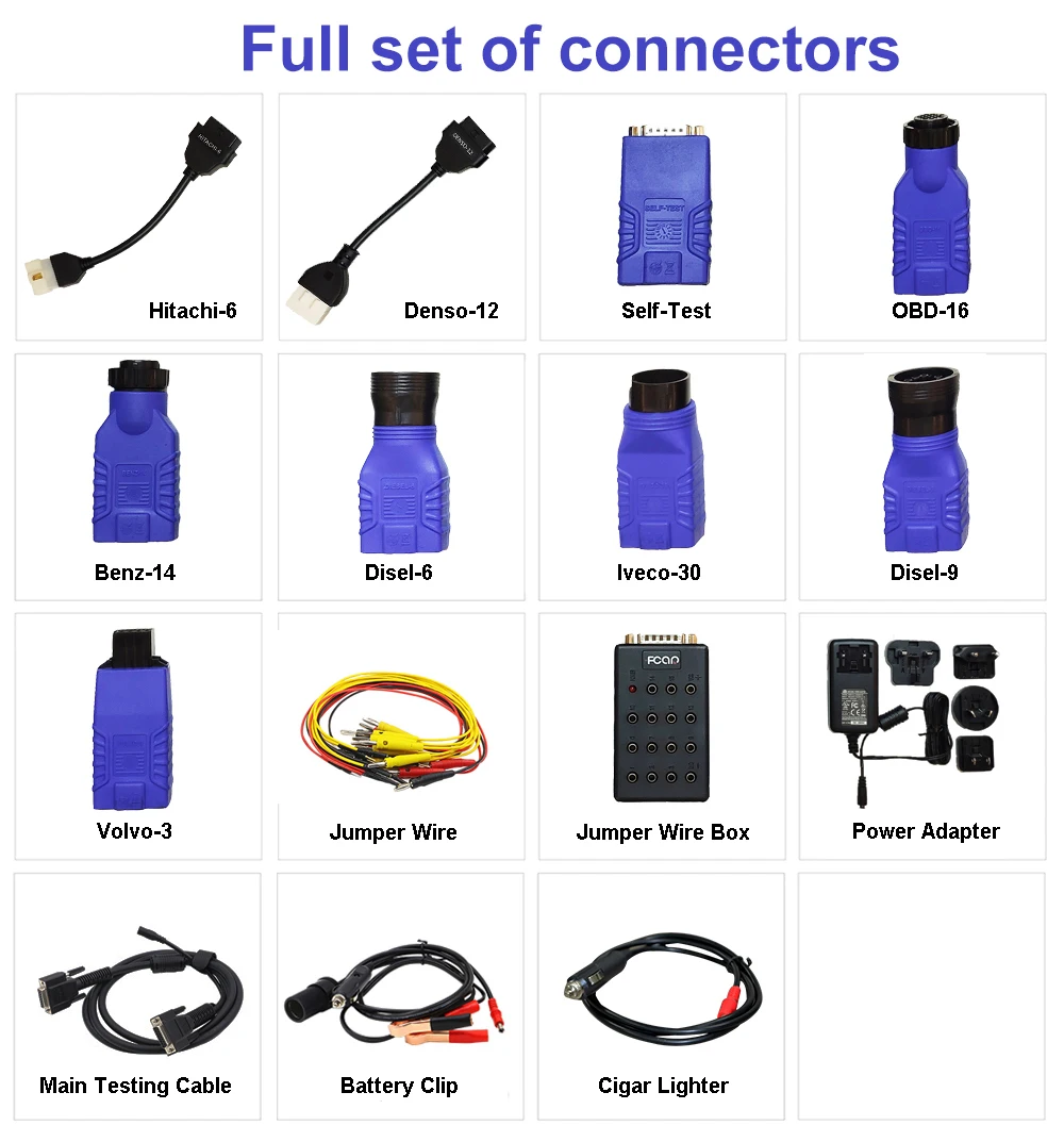 ماسح ضوئي تشخيصي تلقائي Fcar F508R-A Obd احترافي مع برمجة وظيفة خاصة لأدوات تشخيص سيارات الديزل الآسيوية