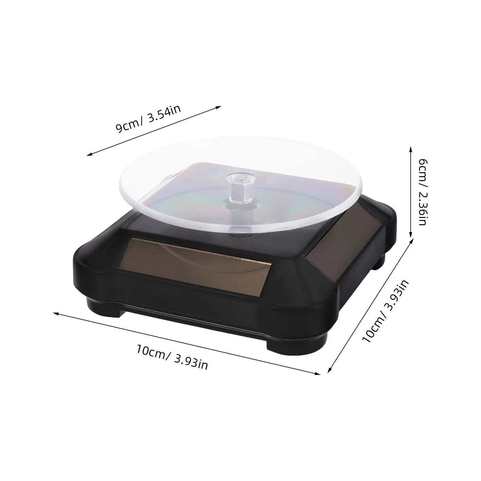 Jewelry Box Storage Organizer Display Halloween Christmas Jewelry Showcase Stand Display Turntable Stand 2PCS