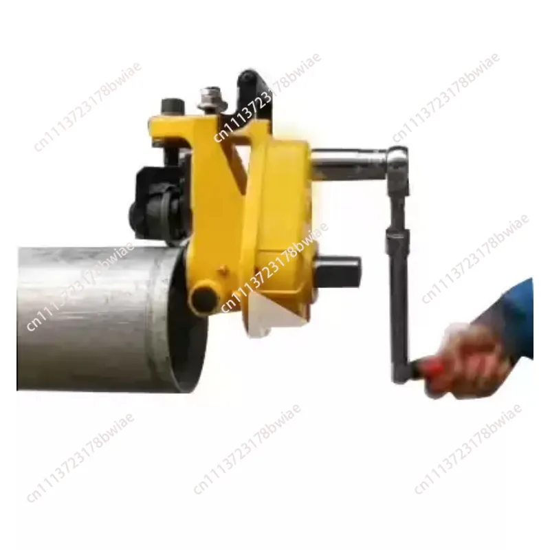 Roll Pipe Groover Fully Manual Steel Pipe Grooving Machine for 1