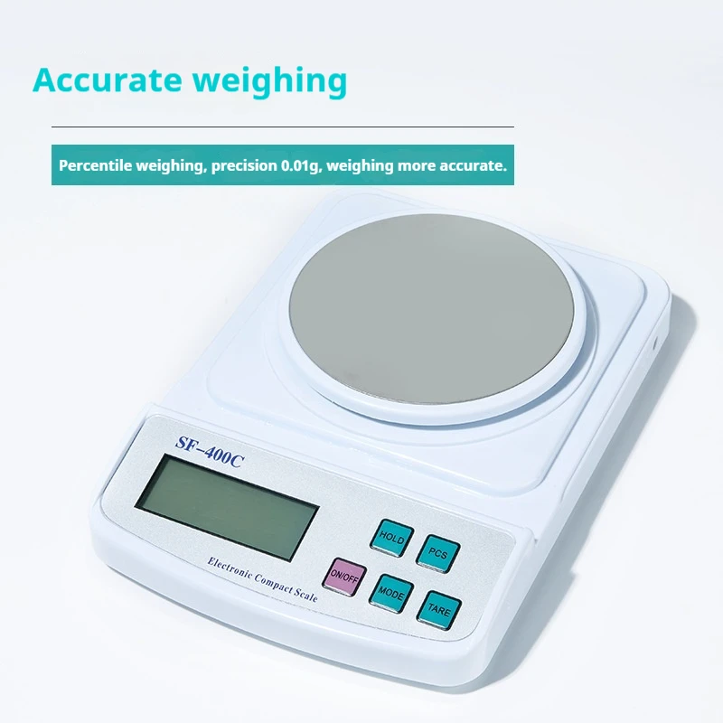 Laboratory Electronic Scale, Medicinal Material Scale, Jewelry Scale, Electronic Balance with Wind Shield, 0.01g High Precision