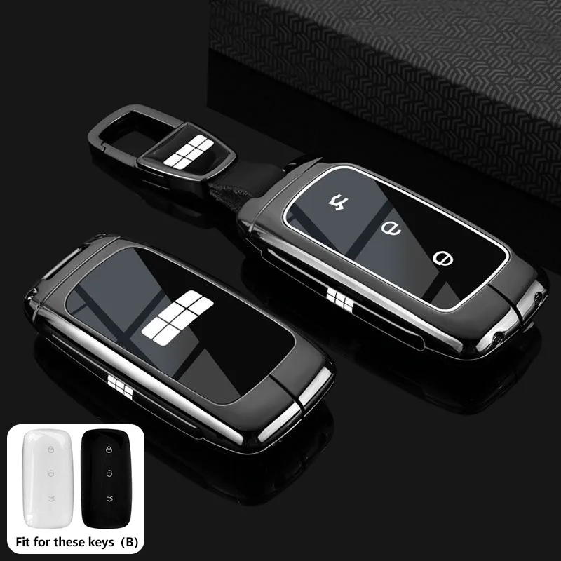 for Geely Galaxy EX5 L6 L7 EMI NO.1 Proton e.MAS 7 5 E8 E5 Starry 8 Remote Cover Key Case Shell Keychain Fob Car Accessories