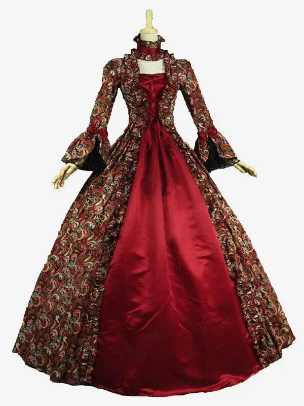 Vestido de Cosplay de María Antonia, vestido de corte victoriano Medieval, vestido de fiesta de estilo barroco, traje de noche rococó renacentista