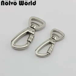 2-30PCS 16/21mm Silver Metal Detachable Snap Hook Trigger Clips Buckle for Leather Strap/ Belt Keychain Webbing Pet Leash Hooks