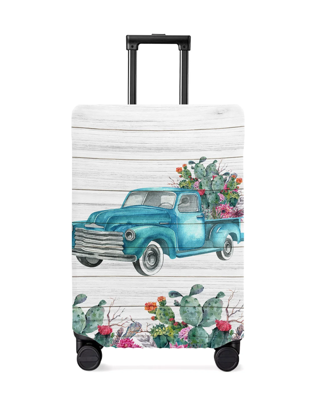 

Tropical Plants Cactus Truck Travel Luggage Protective Cover for Travel Accessories Suitcase Elastic Dust Case Protect Sleeve