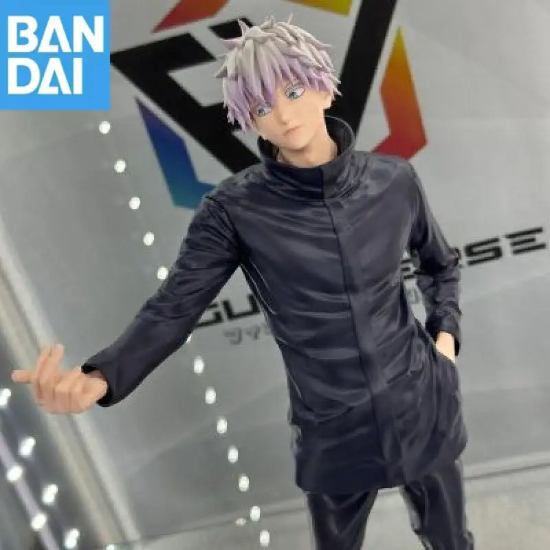 Original Bandai Namco Banpresto Jujutsu Kaisen Grandista Gojo Satoru Pvc Anime figura modelo coleccionista adorno de escritorio juguete para regalo