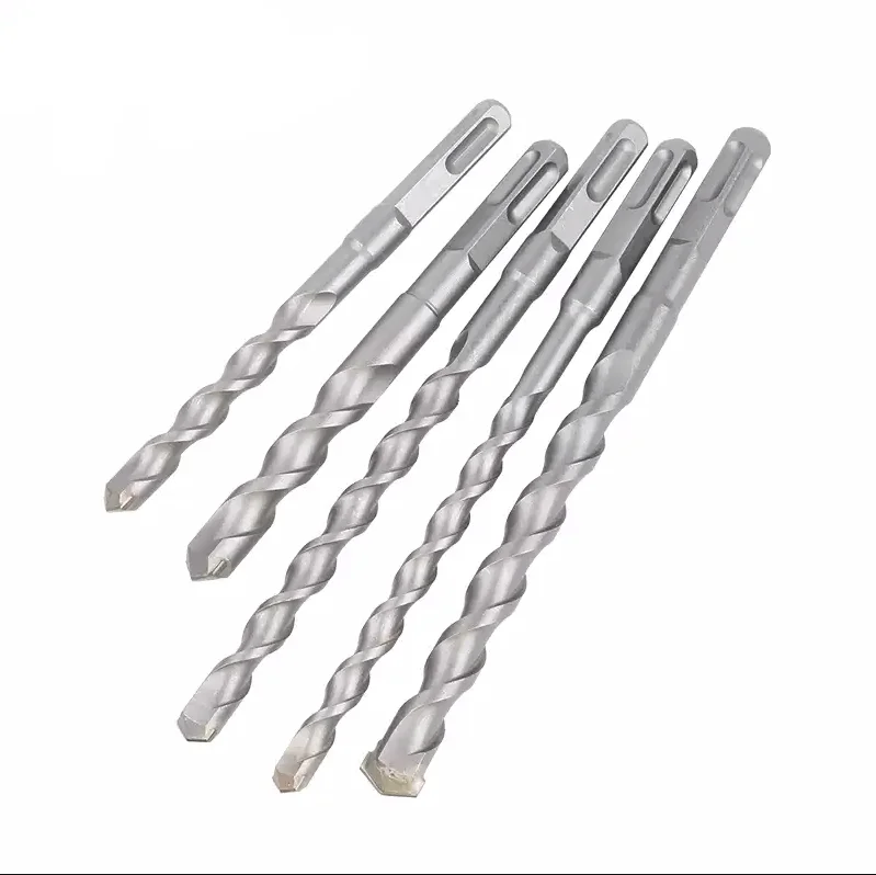 Quadratischer Rundschaft-Elektrohammerbohrer für Zementwände und Beton, Schlagbohrer aus Legierung M6 M6.5 M8 M10 M12 M14 M16 M18 M20 – Detail 7
