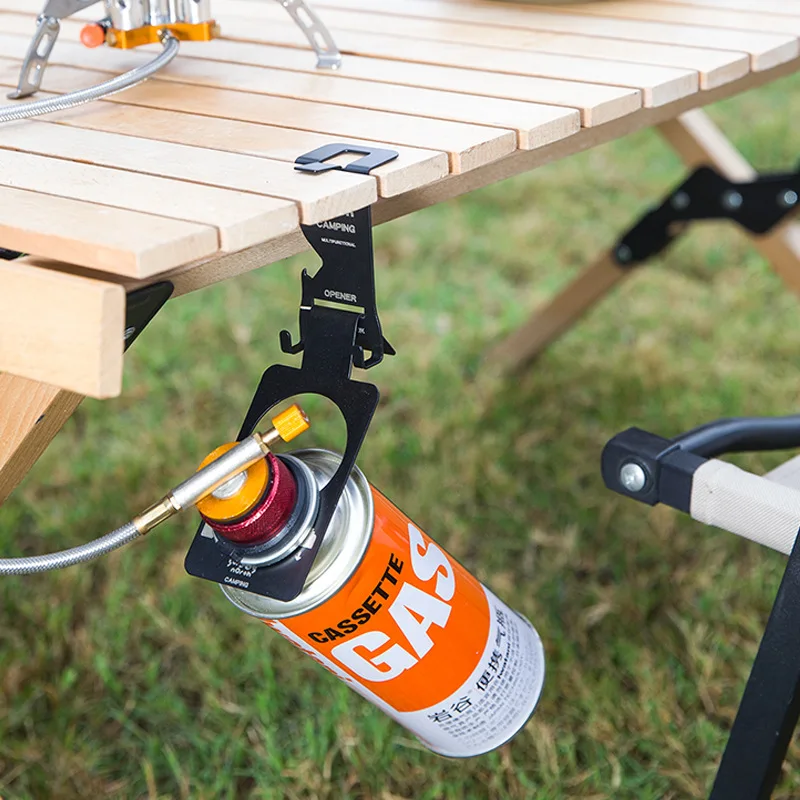 

Outdoor IGT Table Camping Pendant Hook Plateau Butane Gas Tank Accessories Flat Gas Tank Buckle Table Storage Hook New