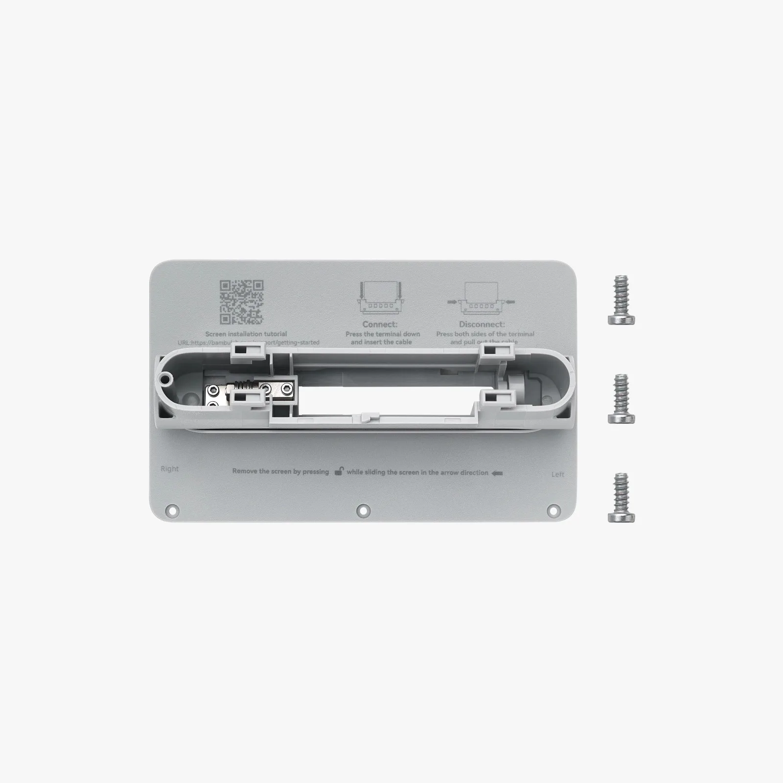 Bambu lab Display screen back cover (including hinge) [Applicable to X1 series] 3D printer accessory