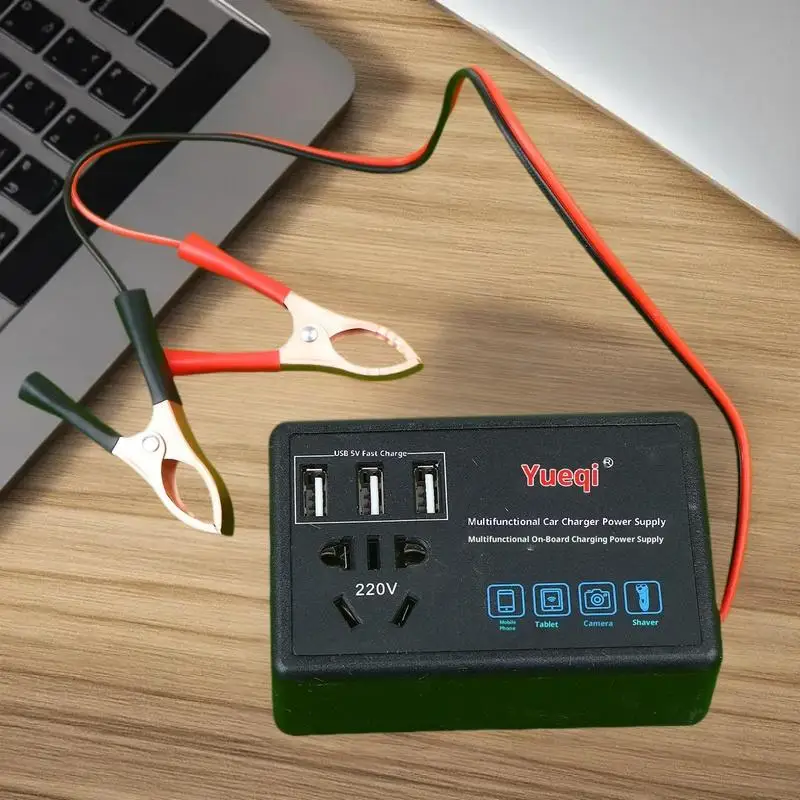 NEW Multi-functional Car Power Inverter 12V/24V To 220V Car Converter With USB Port Automotive Charging Charger For Car Truck RV