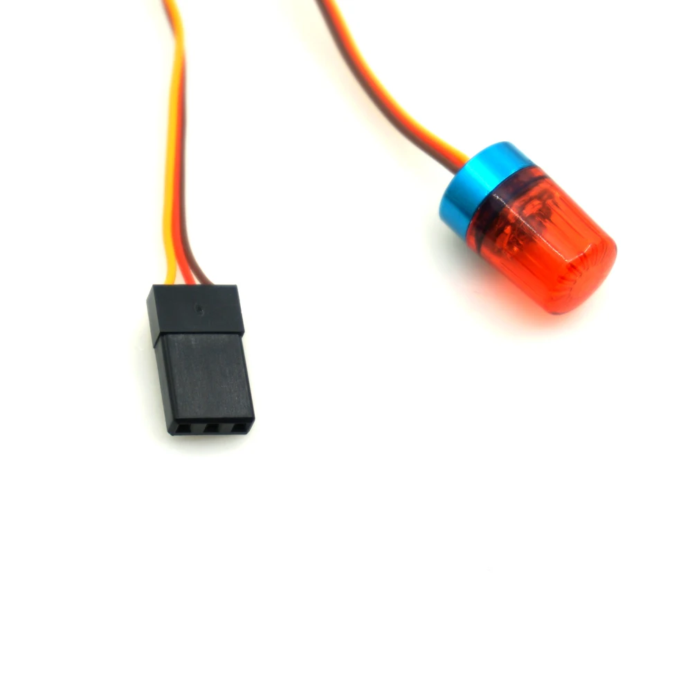 TRINOOD Multifunktions-LED-Lampe Strobing-Blasen/Blinken/Polizei-Alarmlicht/Rotating Light für 1/10 RC-Autoteile