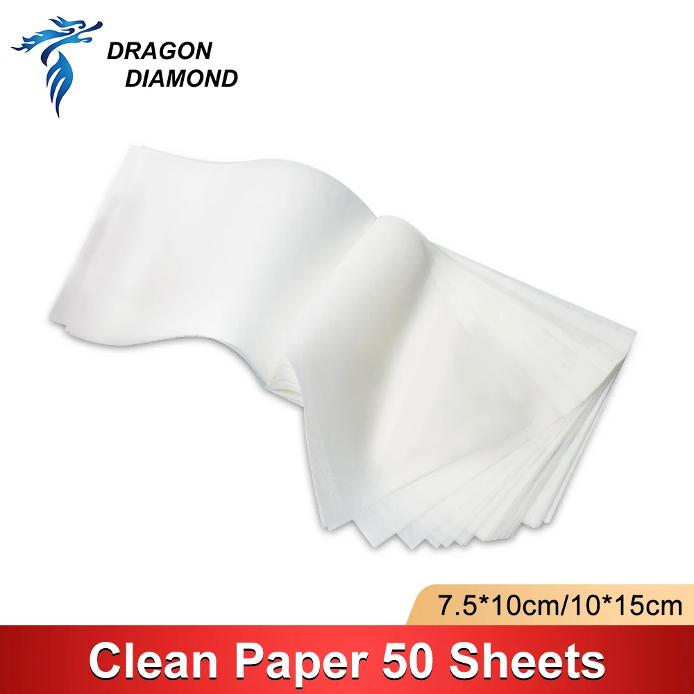 Cleaning Wipes Optics CO2 Laser Lens Clean Paper Soft Tissue Fiber Mirror 50 Sheets Camera Booklet Drop Shipping Filter Glass