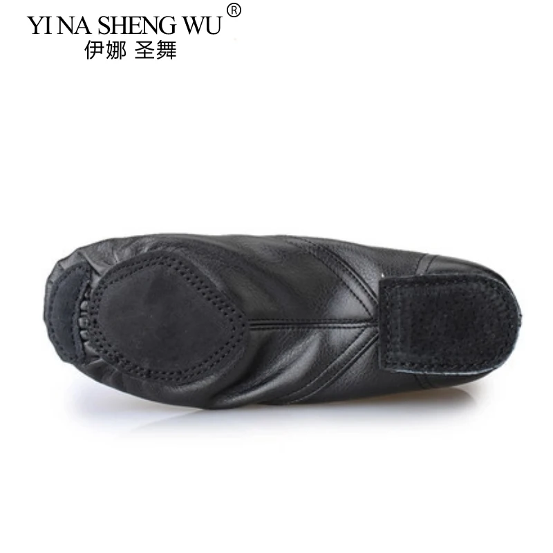 Children and adults sizes 28-45 PU leather shoes, women's dance soft lace up, women's practice teacher ballet jazz shoes - view 4