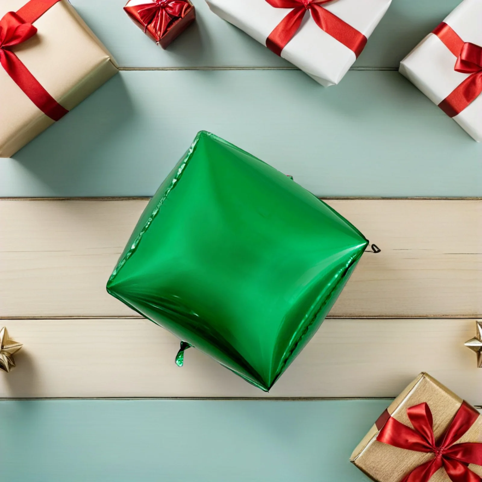 

5pcs 24Inch 4D Aluminum Film Balloon Square Foil Balloons For Party Wedding Birthday Festival Decor Cube Balloon Rose Gold