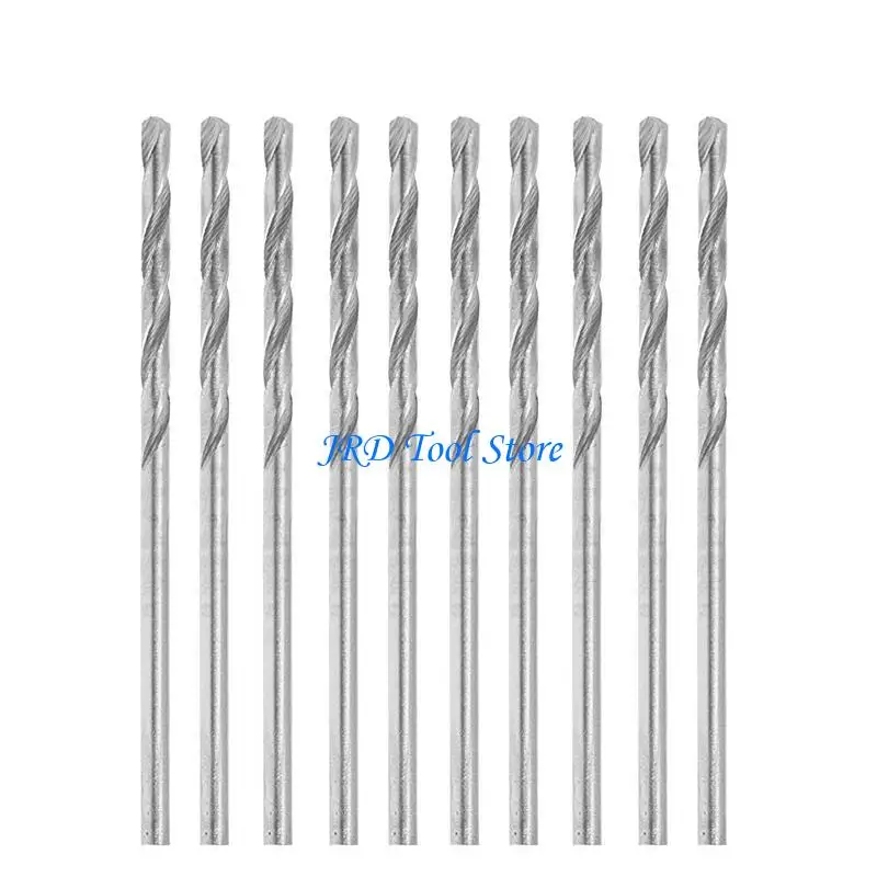 A2UD Multifunzione 10pcs Tiny Micro HSS 0,8 mm Spilla dritta Twist Bit perforazione