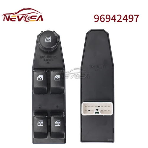 Imagen 1 del producto NEVOSA 96942497   Para Chevrolet Chevy Spark EV WVE BY NTK 2013-2016 controlador delantero izquierdo interruptor de ventanilla eléctrica principal botón de vidrio