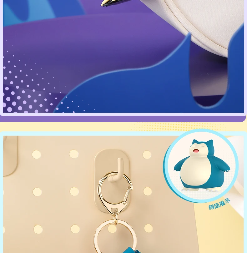 Pokemon Anime Figuren Snorlax Mimikyu Cubone Morpeko Schlüsselanhänger Auto Schlüssel Schulranzen Rucksack Dekoration Schreibtisch Dekoration Spielzeug Geschenk – Detail 17