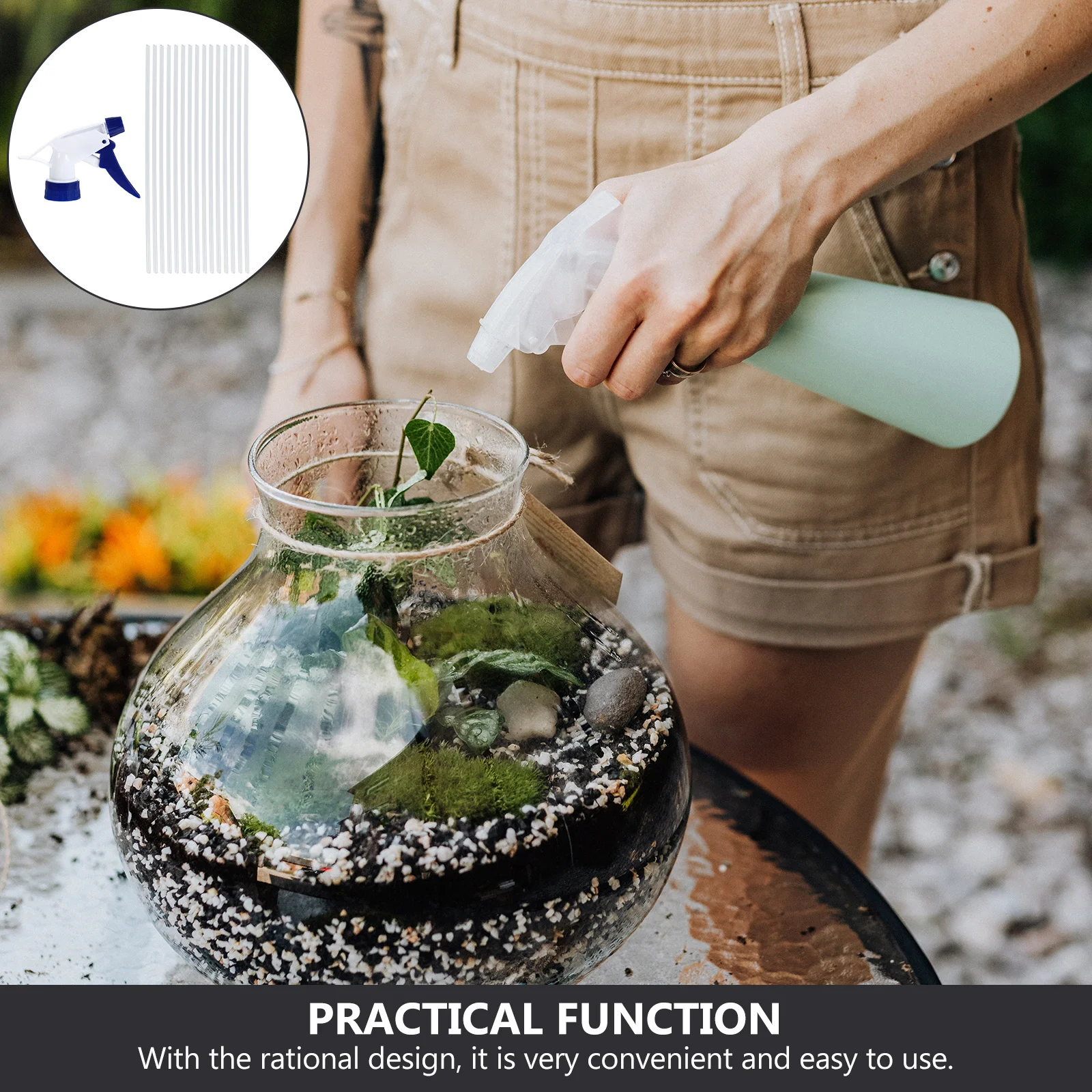 

15Pcs Plastic Spray Nozzles Replacement Sprayer Heads for Bottle Sprayers Watering Gardening Trigger Sprayer Spray