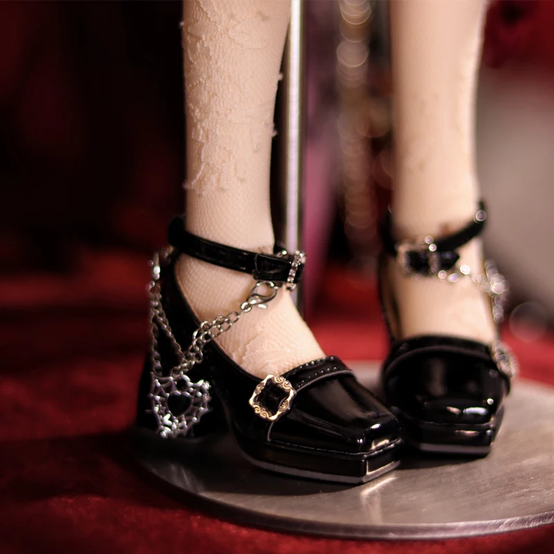 Chaussures de poupée BJD adaptées aux chaussures bjd de taille 1/4 avec talons épais, accessoires de poupée