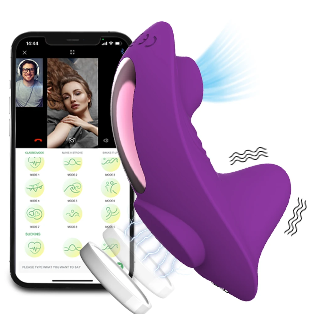 App Vibrator In Panties For Women Bluetooth Remote Control Clitoris Sucker Mini Vibro Clit Stimulator Adult Sucking Sex Toys 18+