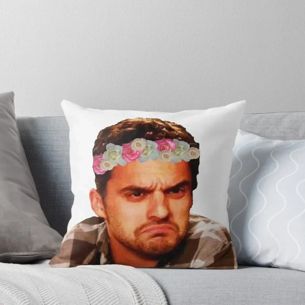 Grumpy Nick Throw Pillow pillow cover christmas home decor items Throw Pillow Covers