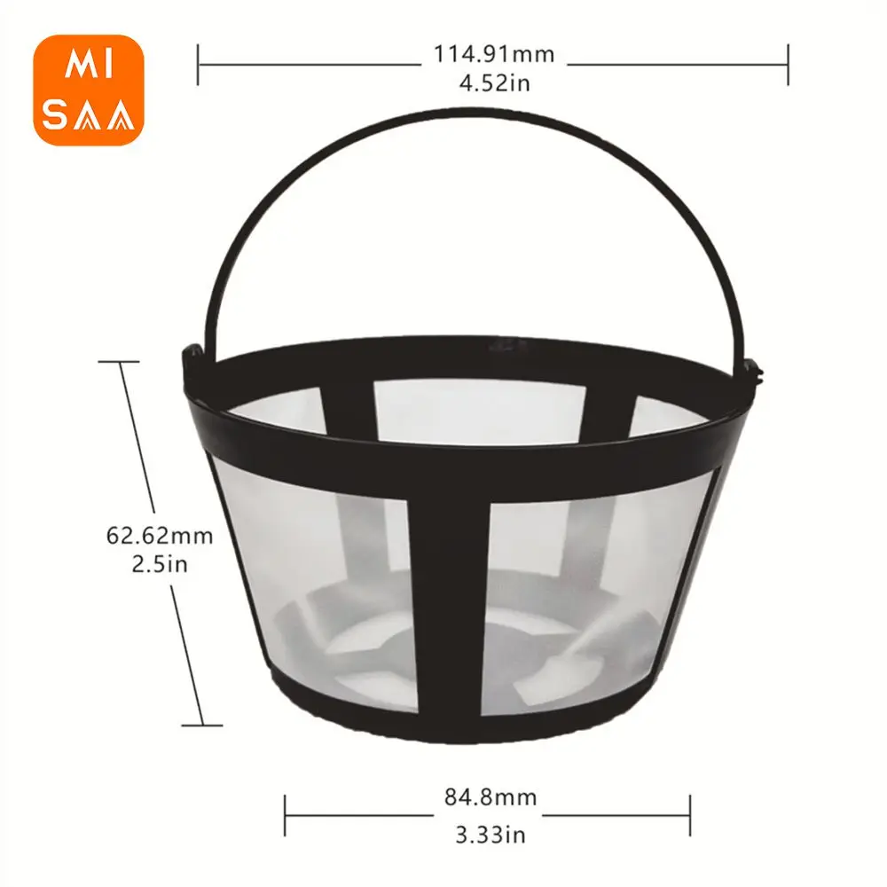 Coffee Holder Mesh Permanent High Temperature Resistant Solid Nylon Home Kitchen Accessories Coffee Machine Strainer Mesh Filter