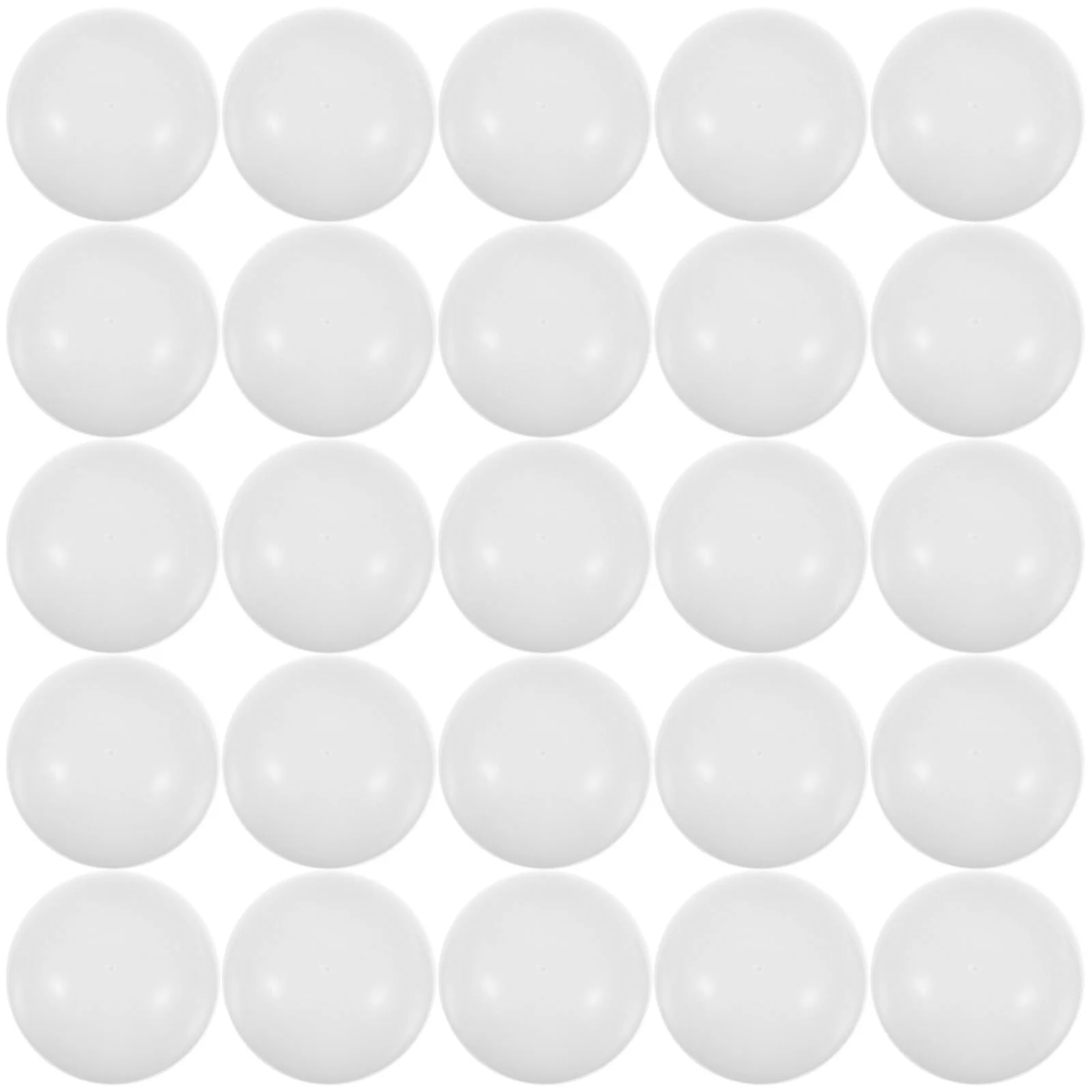 25 Pcs Decorate Lottery Ball Bride Toys Raffle White Pvc Machine Party Game Balls