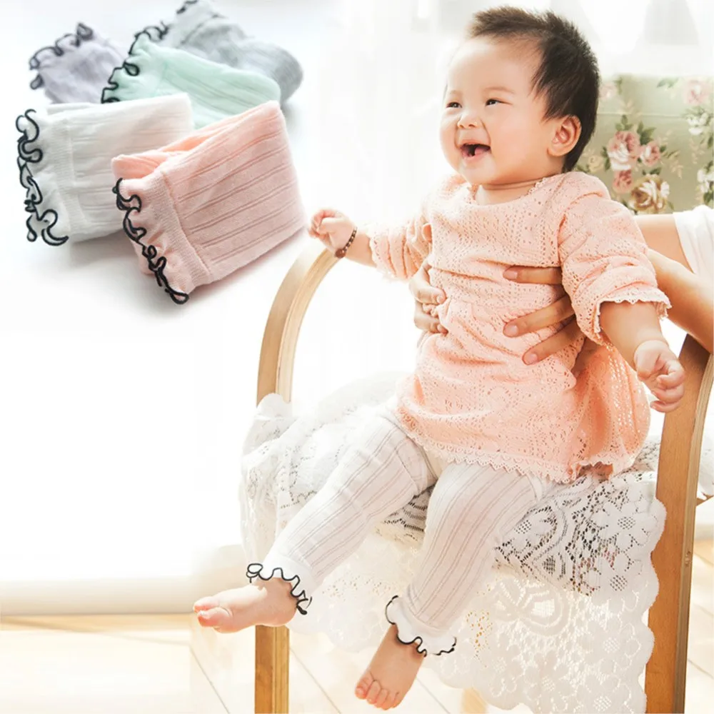 New children's nine minutes of pants infant baby leggings mesh gears pantyhose summer ultra-thin nine minutes stocking