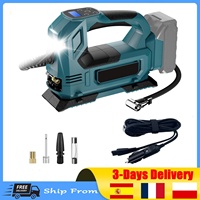 18V Cordless Tire Inflator, 150PSI Electric Air Compressor with LED Light, Portable Pump for Car Bike, Compatible with Makita18V
