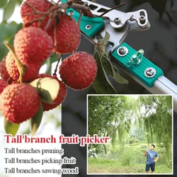Retractable fruit Pickers scissors Garden tools Adjustable Pruning Shears Home Telescopic high branch shears fruit picking tool