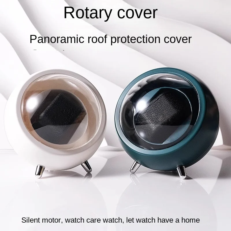 Agitatore silenzioso per capsule spaziale, carica automatica per orologi rotante, scatola con staffa rotante per orologi meccanici, scatola da tavolo alla moda
