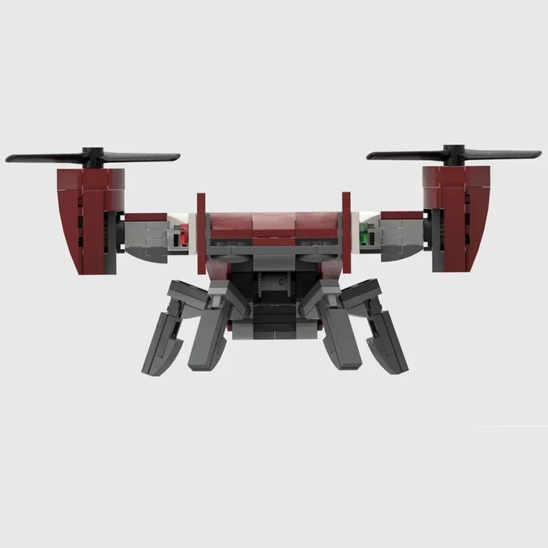 Military Aircraft Model Moc Building Bricks Heavy Lift VTOL Robot Technology Modular Blocks Gift Christmas Toy DIY Sets Assembly