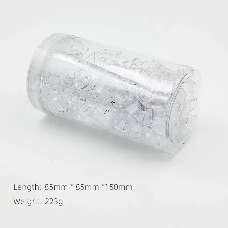 Crystal Mechanical Keycap MDA Profile119 Key PC Transparent Suitable for MX Axis Suitable for Office and Gaming