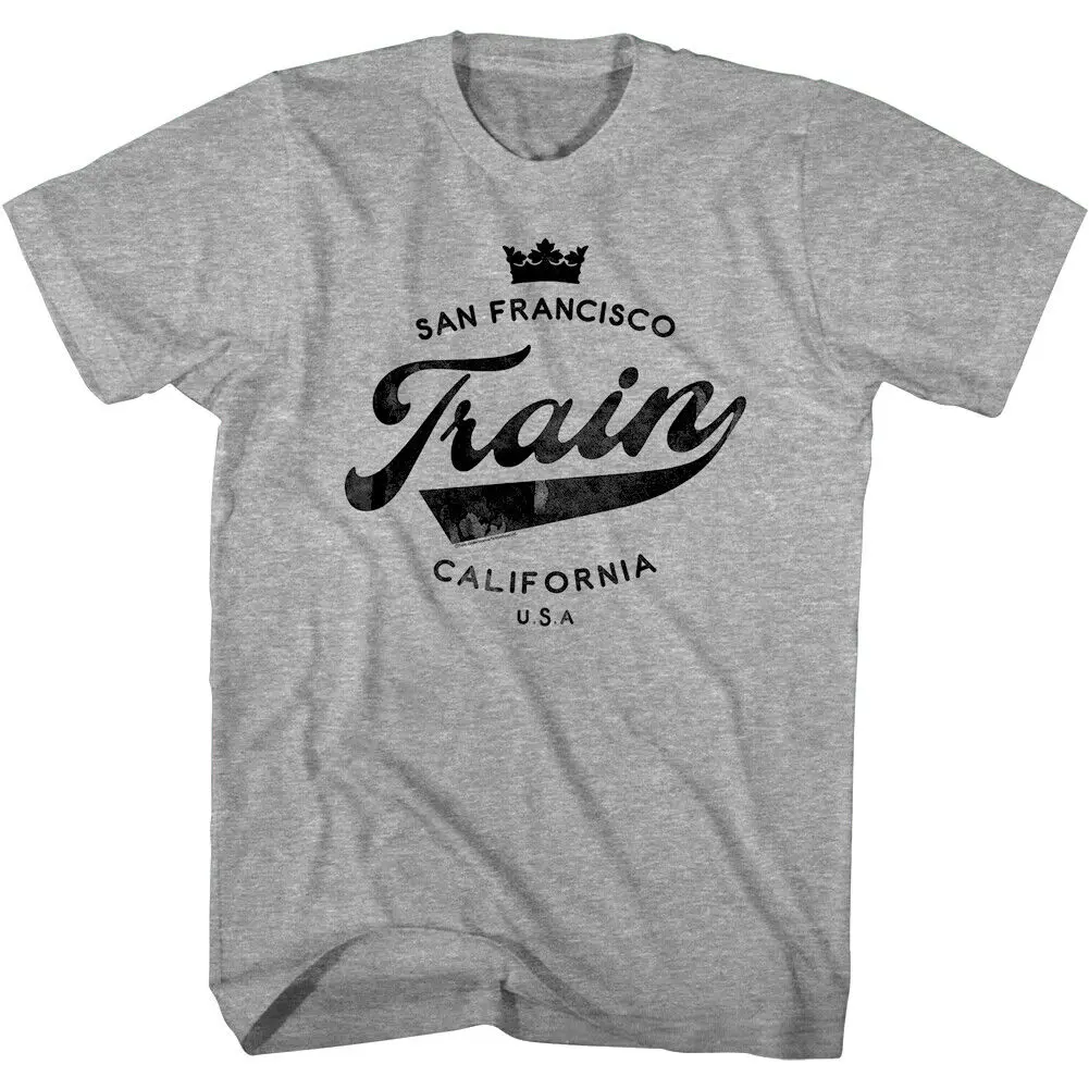 Train Band San Francisco Crown Men'S T Shirt California Rock Album Merch