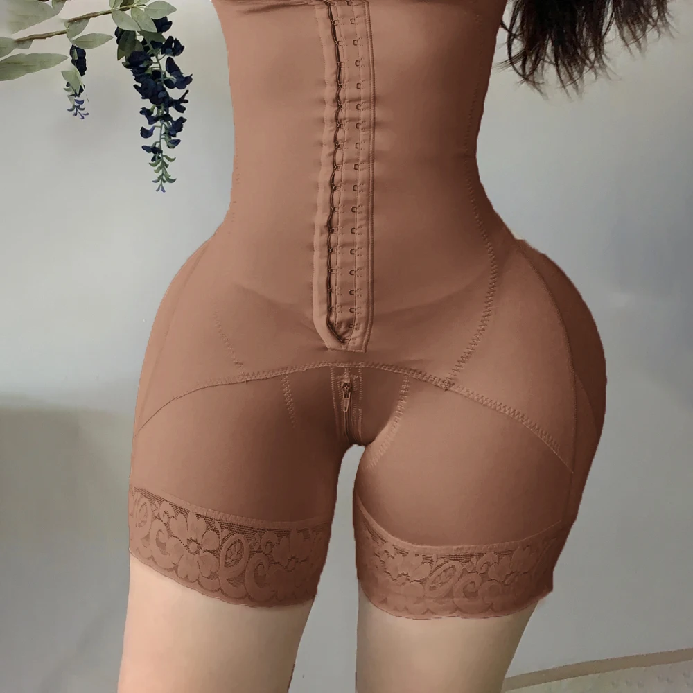 Fajas Colombian Girdle Waist Trainer pantaloncini BBL a doppia compressione guaina per il controllo della pancia cintura dimagrante per modellare lo