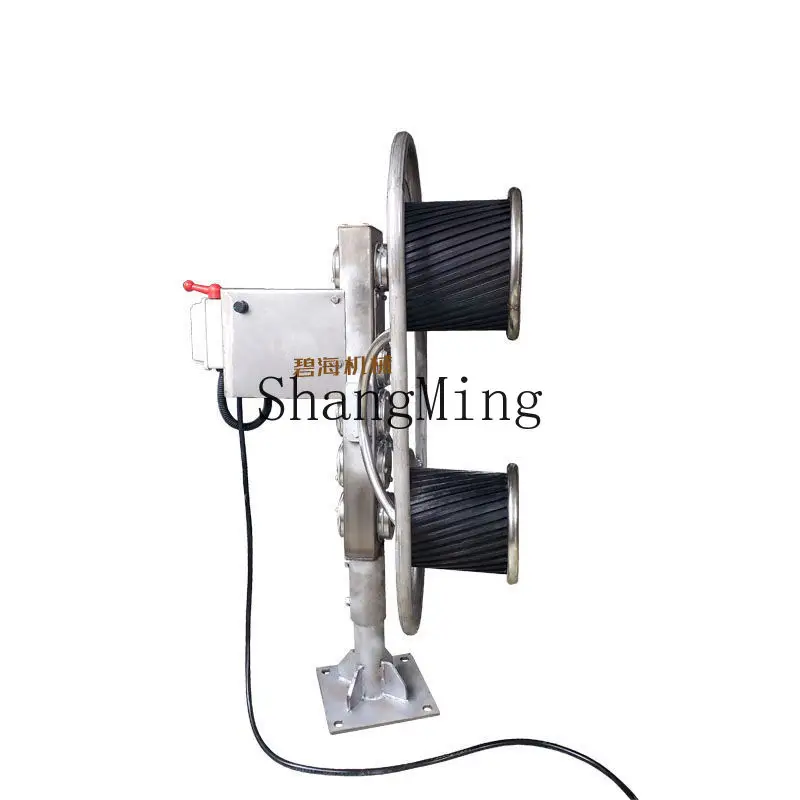 

ZYH electric net lifting machine 12v24v48v small double wheel single wheel net pulling machine rope lifting machine