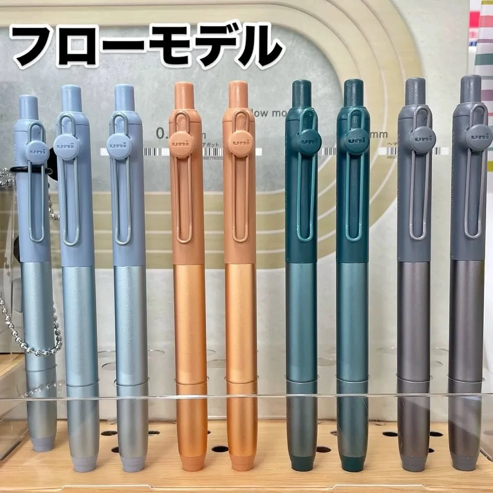 Mitsubishi Uni Zento 0,5/0,38 mm czarny długopis żelowy Ergonomiczny metalowy uchwyt i niskie centrum do bezwzajemnego pisania w szkole i biurze — zdjęcie produktu 7