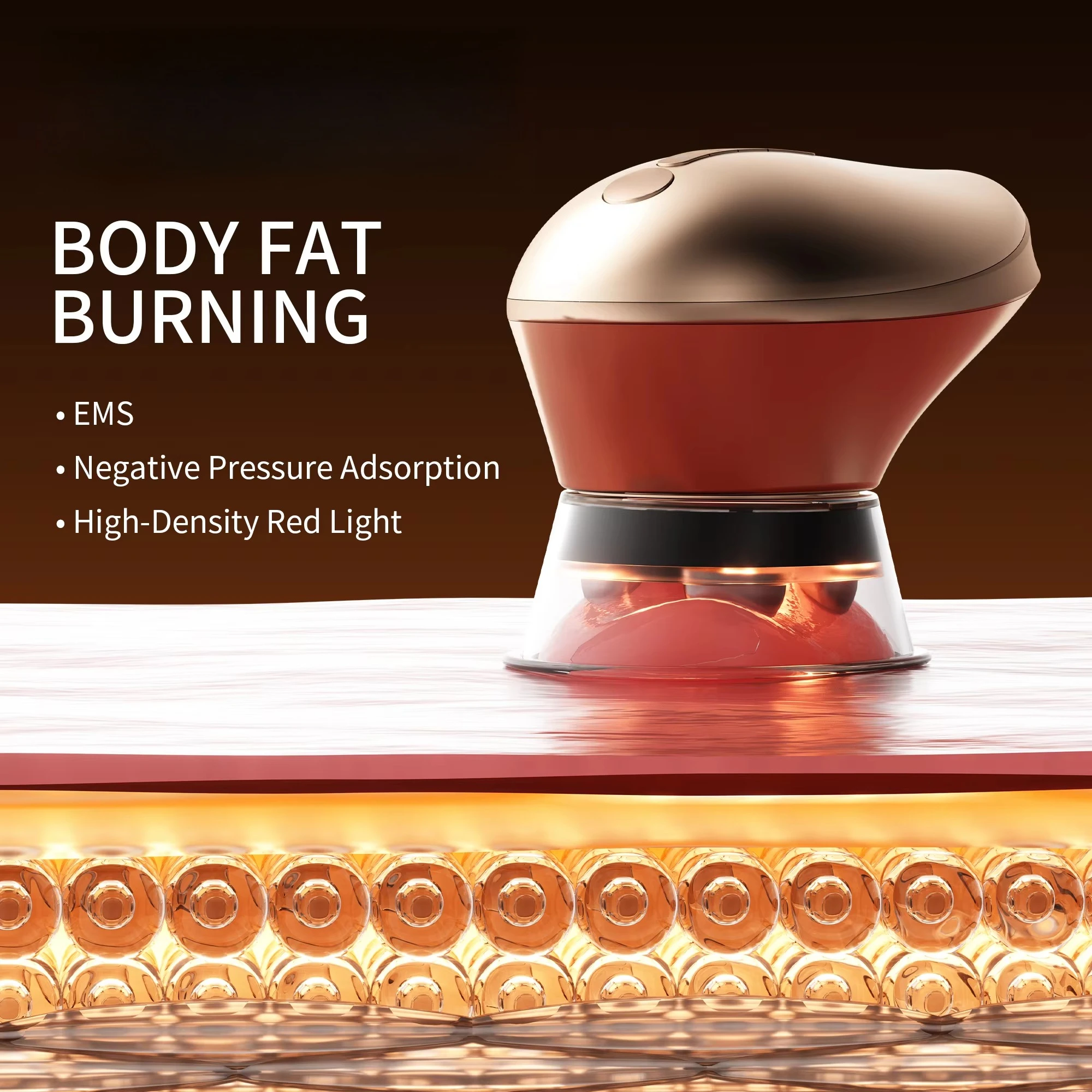 High Frequency Vacuum Cupping Massage Facial Lift Sculpting Tool Red Light Therapy Neck Face Massager