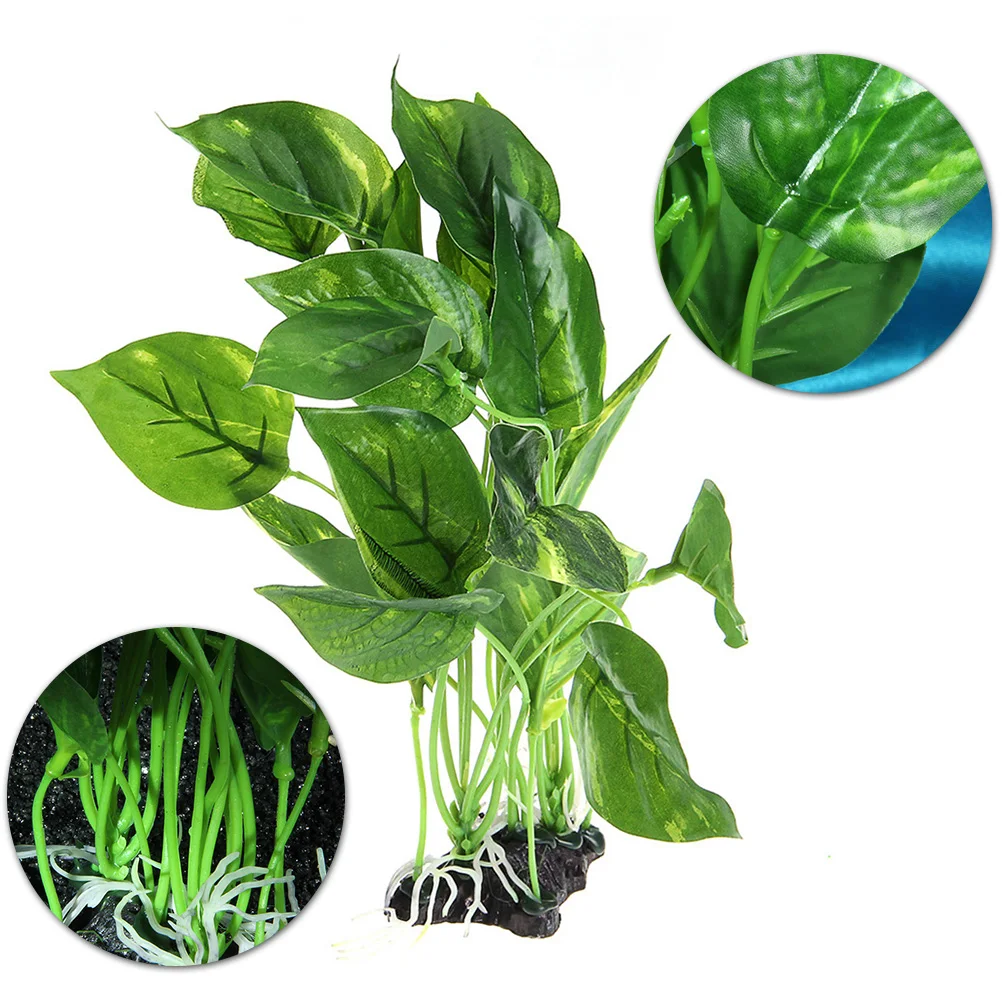 

Decorative Grass Tree Plants for Aquarium Fish Tank Artificial Plastic Plant Ornament Non Toxic Eco Friendly Waterproof