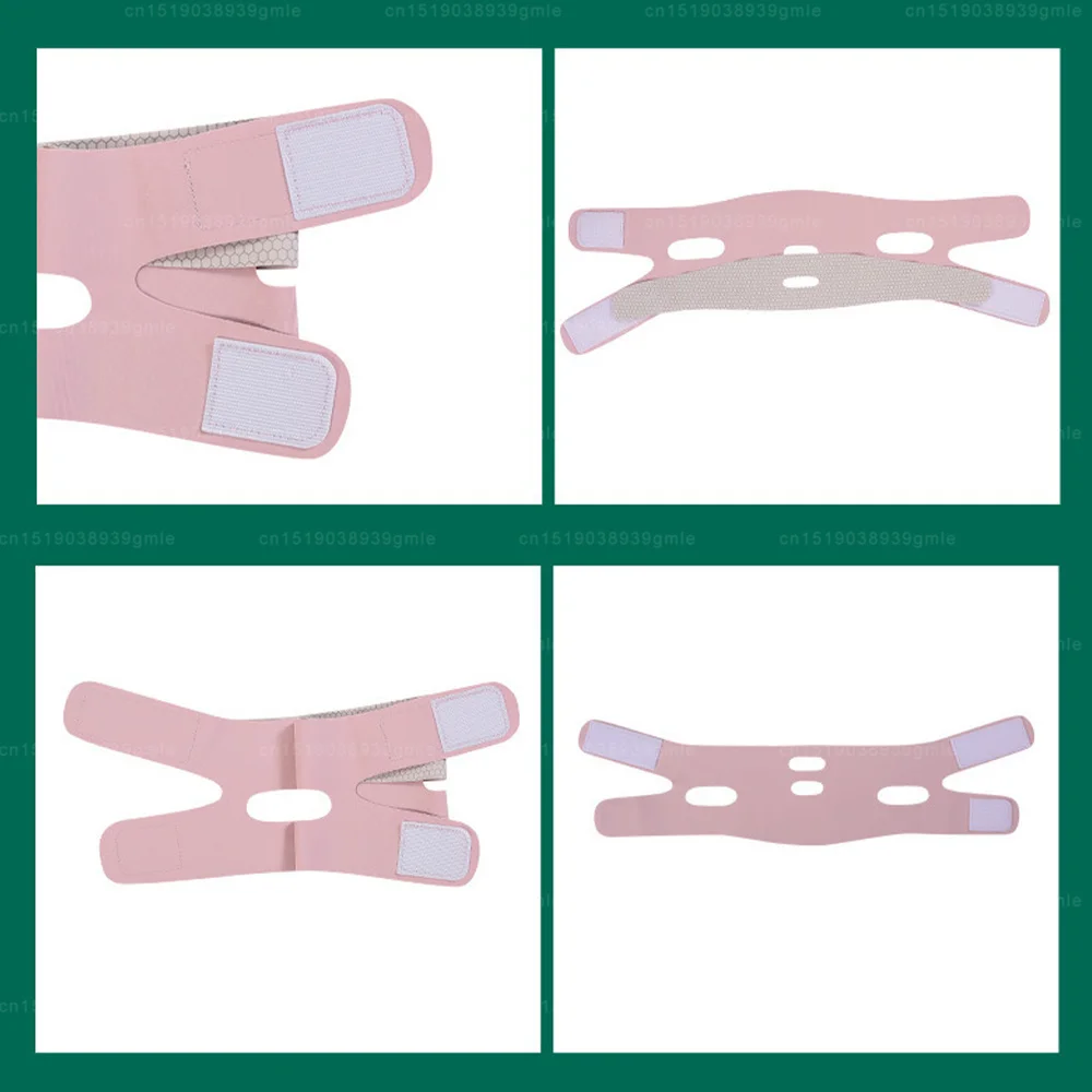 Adjustable V-Face Lifting Mask Tightening Double Chin V-Face Bandage Breathable Skin Care Sleep Mask V Line Face Lifting Straps