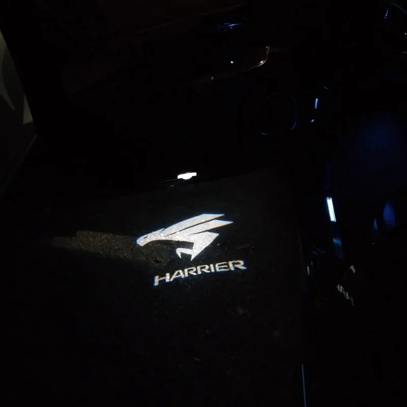 

LED Car Door Light Logo Courtesy Shadow Emblem Luces Accessories Lamp Logo For Harrier 30 60 XU30 XU60 2003-2021 2022 2023 2024