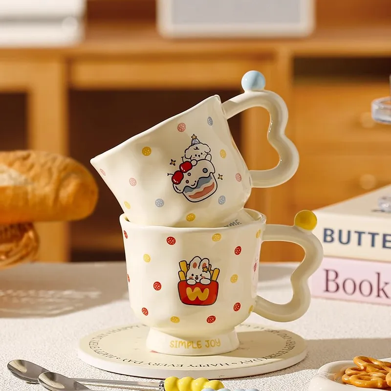 Original Cup Cute Line Dog Mug Tea Cups of Coffee Personalized Gift Drinkware Funny Mugs Christmas Ceramic Beer Travel Unusual