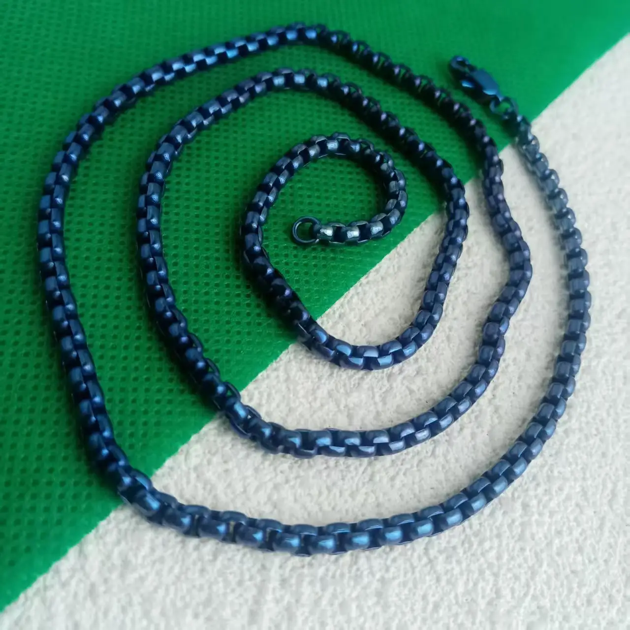 Lightweight Titanium Necklace, Hypoallergenic Durable, 65cm Length 4mm Width, Layering Personalized Jewelry
