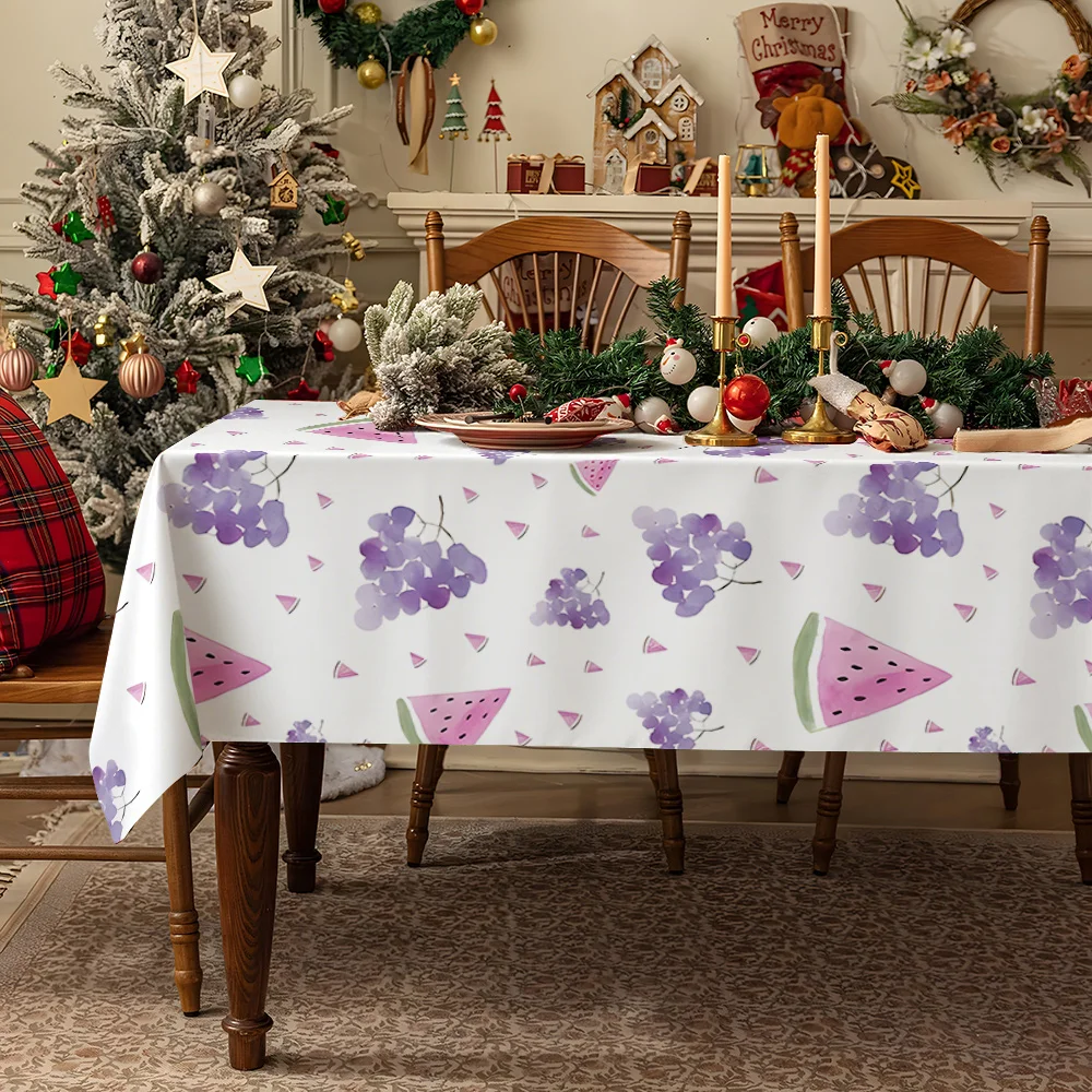 Red Hearts Striped Backdrop Table Cloth Waterproof Tablecloth Spill Proof Table Cloth, Wipe Clean Table Cloth for Dining Camping