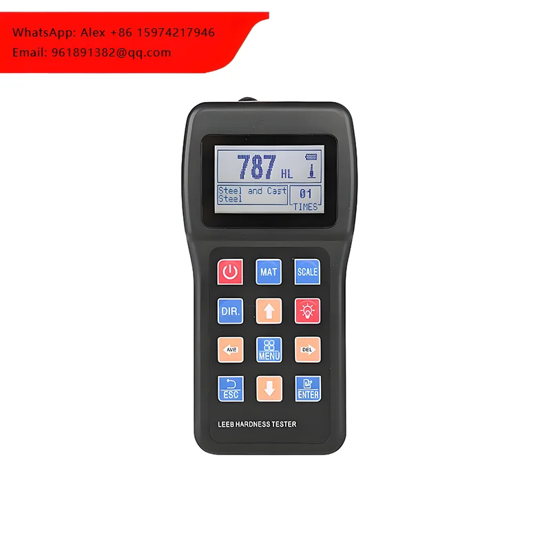 

China Manufacturer Portable Digital Leeb Hardness Tester High Accuracy 170-960 HLD Range 360 Measurement