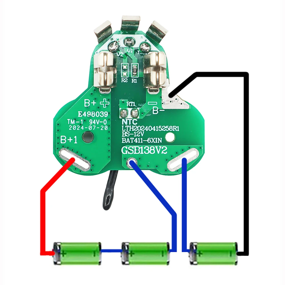 BAT411 Li-ion Battery Plastic Case PCB Charging Protection Board Box For Bosch 10.8V 12V BAT412A BAT413A BAT420 Housing Shell
