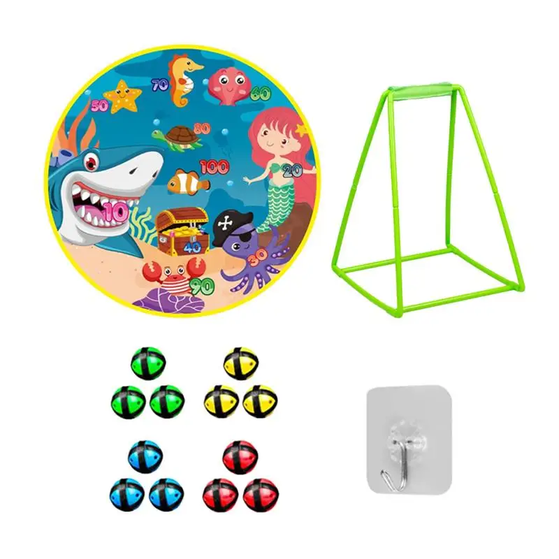 Stand up Target for Kids Sport Toys Indoor Outdoor Fun Party Play Stand Dart Board Toss Game Toys Foldable and Portable Travel