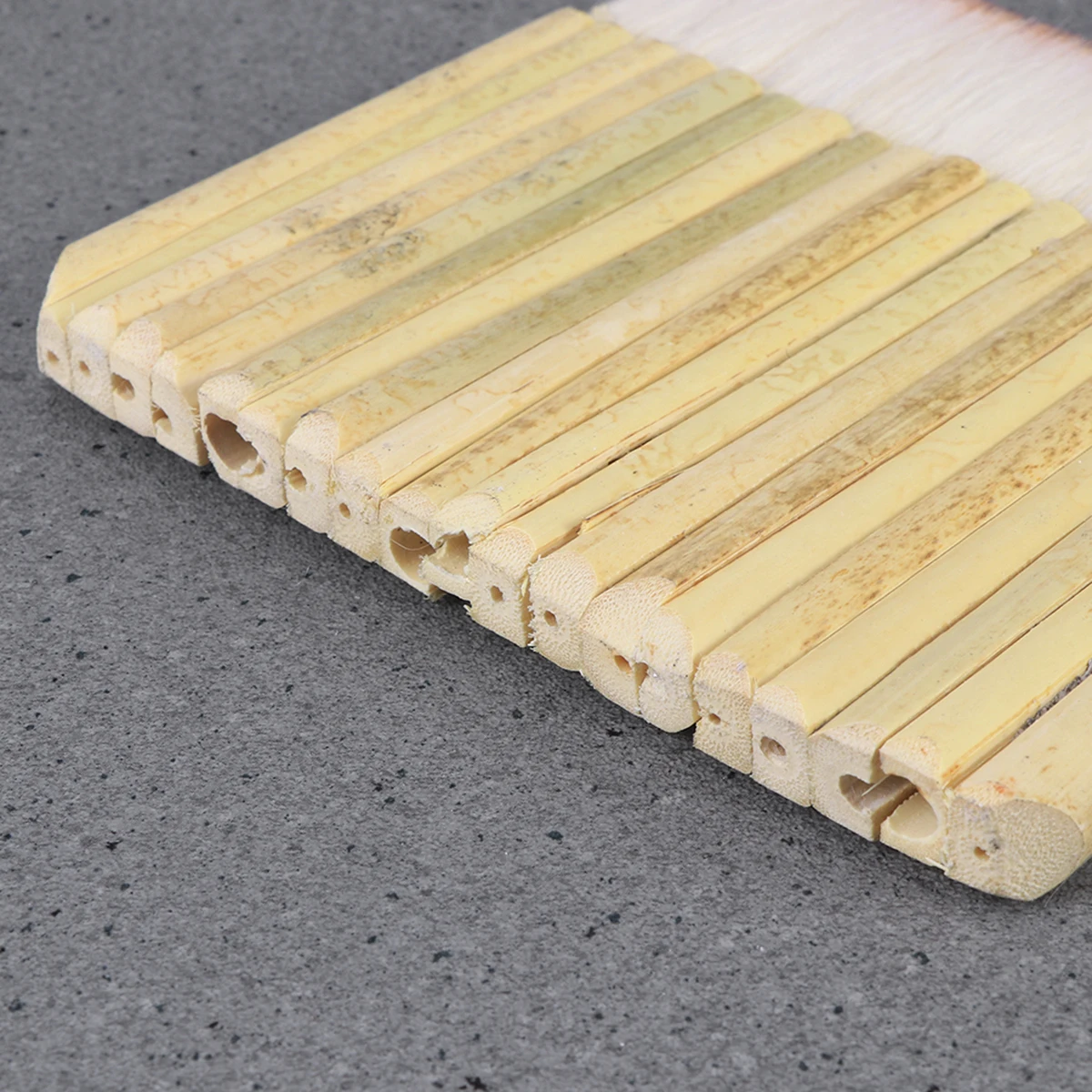 

1Pcs Bamboo Tube Brush Pen Wide Durable Multi Rows Tips Oil Acrylic Painting Watercolor Pottery Glue Art Techniques